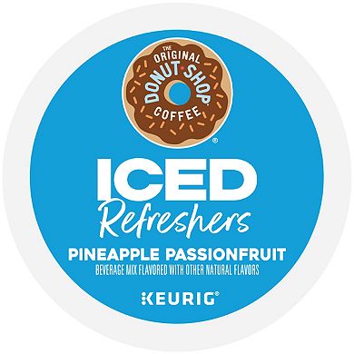 The Original Donut Shop® Coffee Iced Refreshers Pineapple Passionfruit, Keurig® K-Cup® Pods, 20 Count