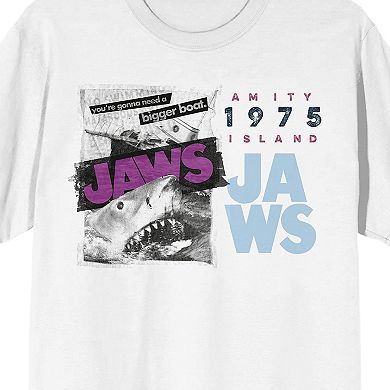 Men's Jaws Amity Island 1975 Graphic Tee