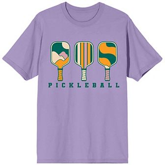 Men's Pickleball League Paddle Graphic Tee