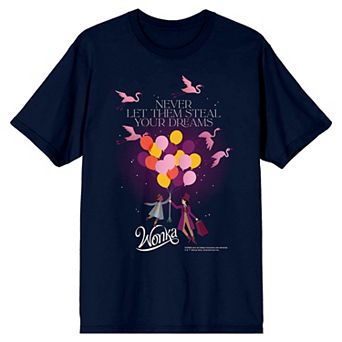 Men's Wonka 2023 Never Let Them Steal Your Dreams Tee