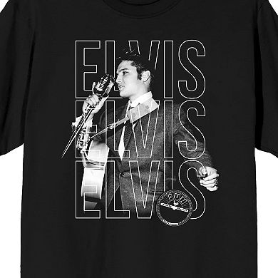 Men's Sun Records Elvis Presley Graphic Tee