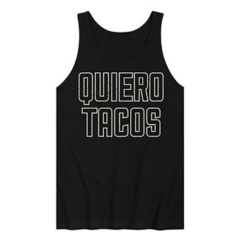 Men's Quiero Tacos Graphic Tank Top