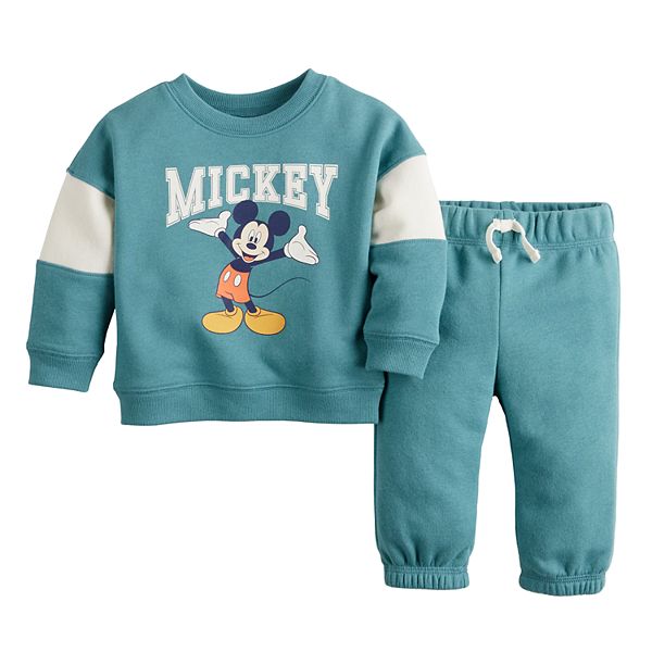 Disney's Mickey Mouse Baby Graphic Sweatshirt Jogger Pants Set