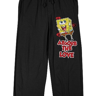 Men's SpongeBob SquarePants Absorb The Love Pajama Pants