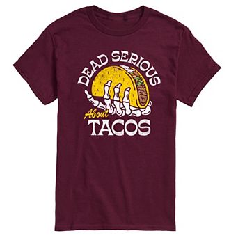 Men's Dead Serious About Tacos Graphic Tee
