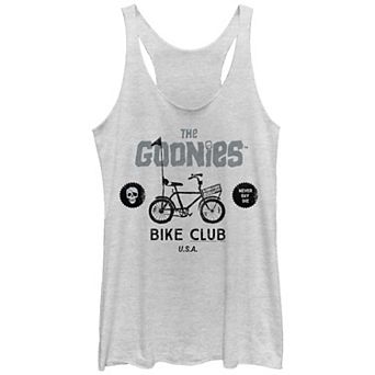 Juniors' The Goonies Bike Club USA Tri-Blend Racerback Graphic Tank Top