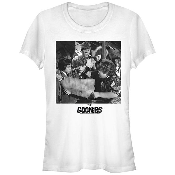 Juniors' The Goonies Map Scene Graphic Tee