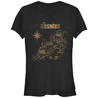 Juniors' The Goonies Map Graphic Tee