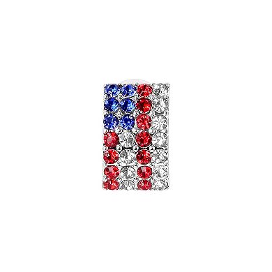 Celebrate Together Flag of the United States Themed Multi-Color Stud Earrings