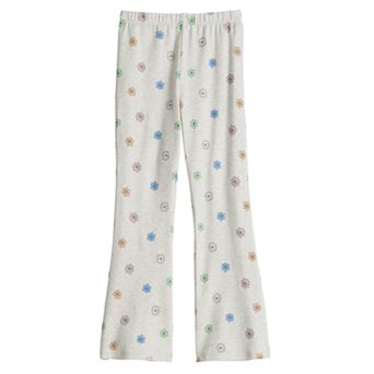 Baby & Toddler Girl Jumping Beans® Lettuce Hem Ribbed Flare Leggings