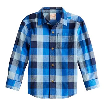 Baby & Toddler Jumping Beans® Long Sleeve Button-Down Woven Shirt