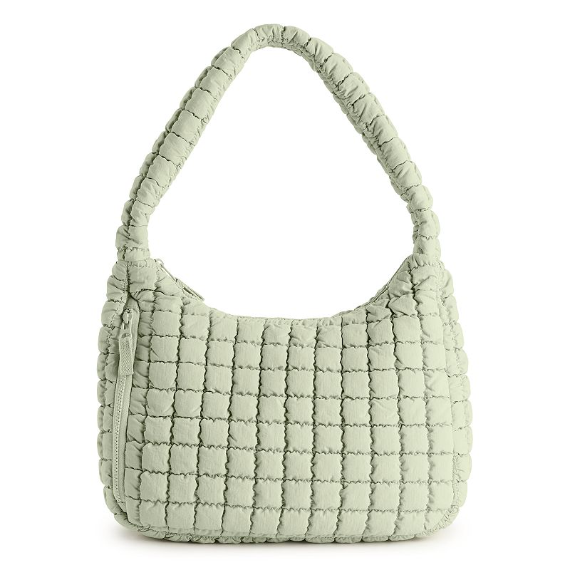 FLX Quilted Shoulder Bag, Maddox Green