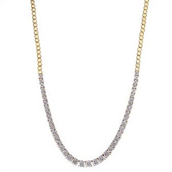 Sterling Silver 1/3 Carat T.W. Diamond Necklace