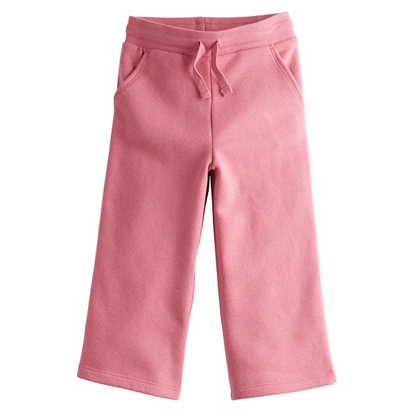 Girls 4-12 Jumping Beans® Wide Leg French Terry Pants - Calligraphy Pink (12)