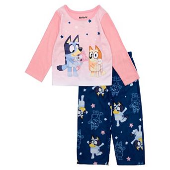 Toddler Girl Bluey 2 pc "Goodnight Bluey" Pajama Top & Pajama Bottom Set