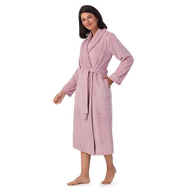 Women's Stan Herman Dimple Plush Wrap Robe