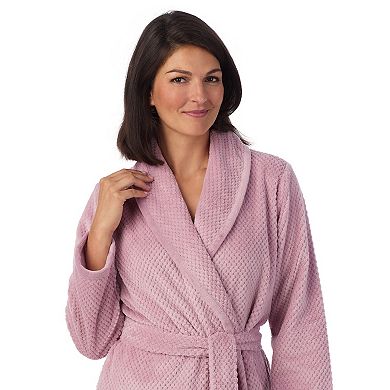 Women's Stan Herman Dimple Plush Wrap Robe