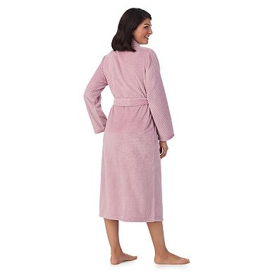 Women's Stan Herman Dimple Plush Wrap Robe