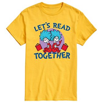 Men's Dr. Seuss The Cat in the Hat Lets Read Together Graphic Tee