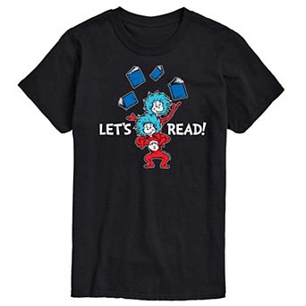 Men's Dr. Seuss The Cat in the Hat Lets Read Graphic Tee