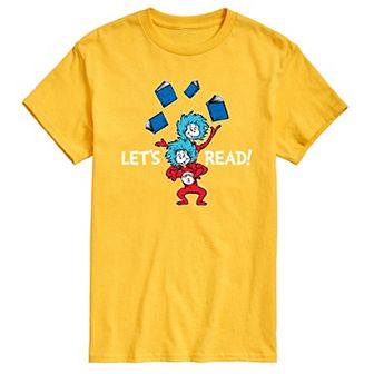Men's Dr. Seuss The Cat in the Hat Lets Read Graphic Tee