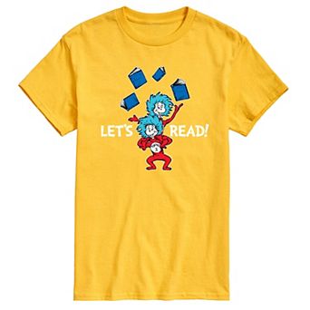 Men's Dr. Seuss The Cat in the Hat Lets Read Graphic Tee
