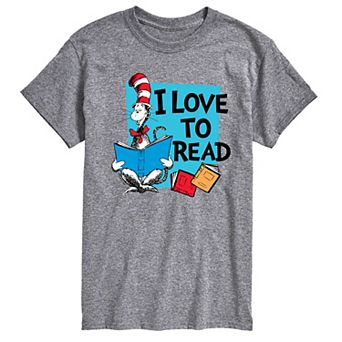 Men's Dr. Seuss The Cat in the Hat I Love To Read Graphic Tee