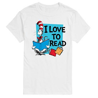 Men's Dr. Seuss The Cat in the Hat I Love To Read Graphic Tee