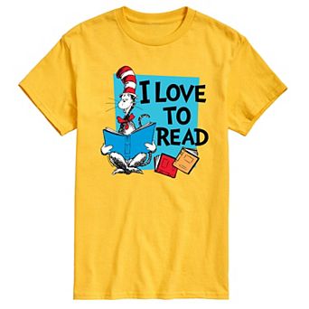 Men's Dr. Seuss The Cat in the Hat I Love To Read Graphic Tee