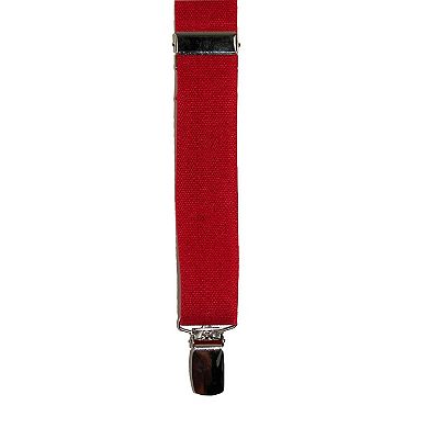 CTM Women's Elastic Clip-End 1 Inch Basic Suspenders