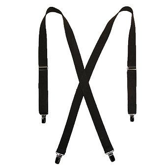 Women's Elastic Clip-end 1 Inch Basic Suspenders