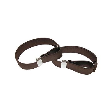 CTM Satin Elastic Solid Color Adjustable Armband Sleeve Garter