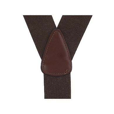 Men's Elastic Button End Suspenders