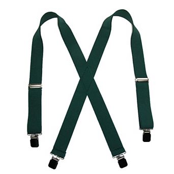 Men's Terry Casual Elastic Clip-end 1 1/2 Inch Suspenders