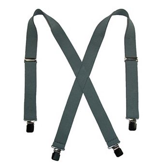 Men's Terry Casual Elastic Clip-end 1 1/2 Inch Suspenders