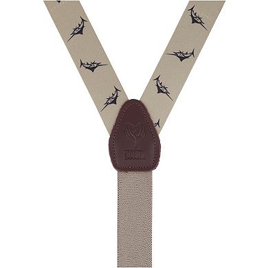 Marlin Fish Print Clip End Suspenders