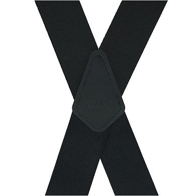 Men's Elastic Camouflage X-back Suspenders With Plastic Swivel Hook Ends