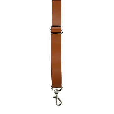 Men's Big & Tall Smooth Coated Leather Suspenders With Metal Swivel Hook End