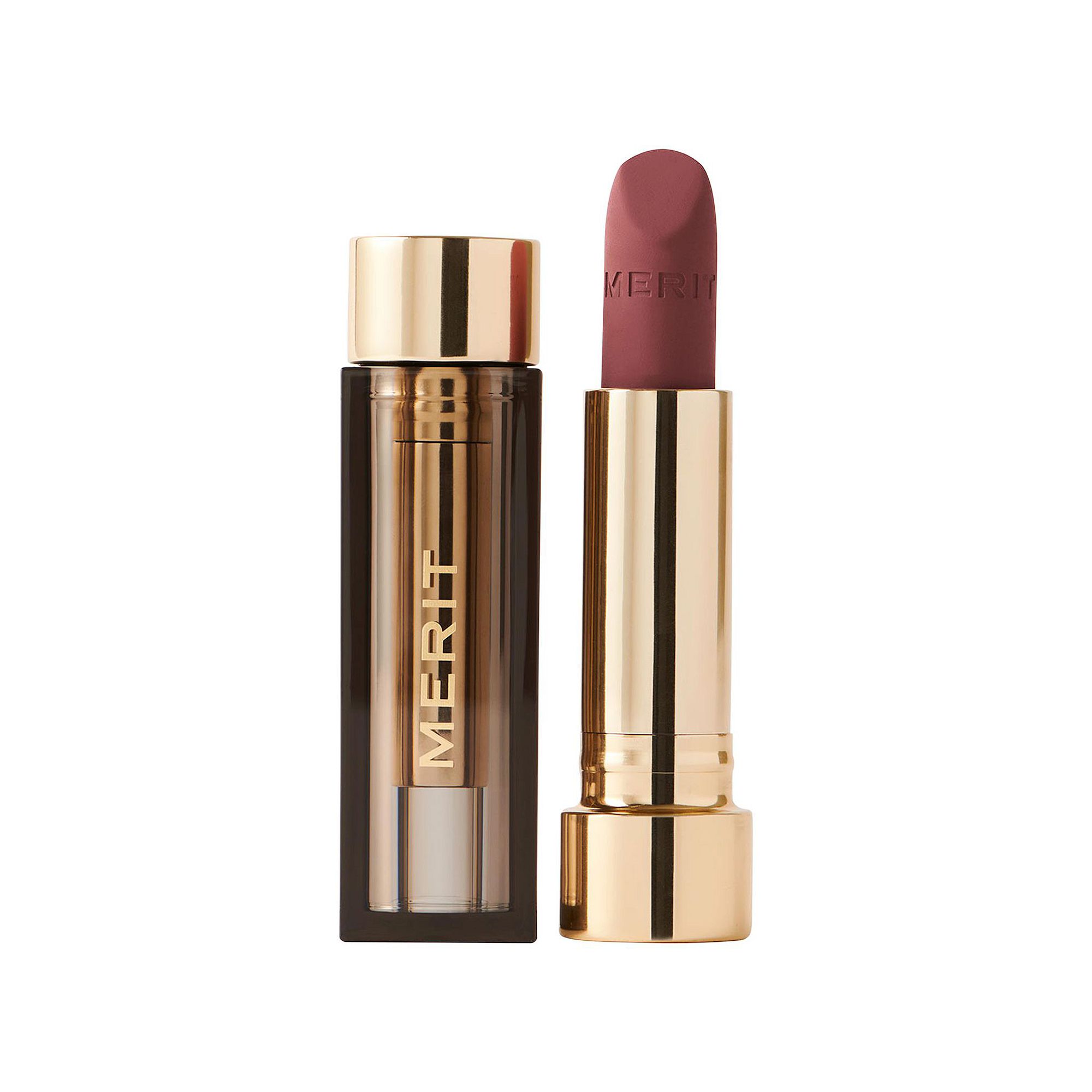 MERIT Signature Lip Lightweight Matte Lipstick, Size: 1.6 Oz, Maison
