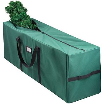 9 ft Christmas Tree Storage Bag - Waterproof, Heavy-Duty 600D Oxford Christmas Tree Bag - Green