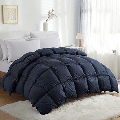 Unikome Cashew Nut Design Luxury All Season Down and Feather Comforter in 100% Cotton