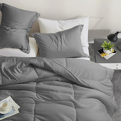 Unikome All Season Satin Silky Down Alternative Comforter Set