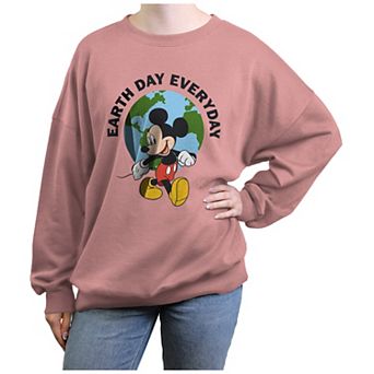 Disney's Mickey Mouse Earth Day Everyday Juniors' Graphic Fleece