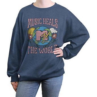 Juniors' MTV Music Heals The World Graphic Fleece
