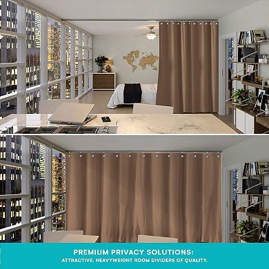 Room Divider Curtain for Privacy, Blackout, and Noise Reduction