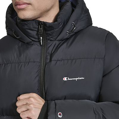 Men s Champion Heavyweight Hooded Puffer Jacket