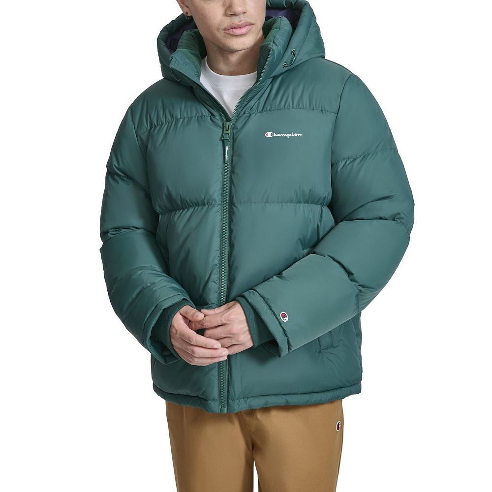 Men s Champion Heavyweight Hooded Puffer Jacket