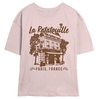 Disney / Pixar's Ratatouille Bistro La Ratatouille Paris, France Juniors' Skimmer Graphic Tee