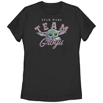 Juniors' The Mandalorian Team Grogu Graphic Tee