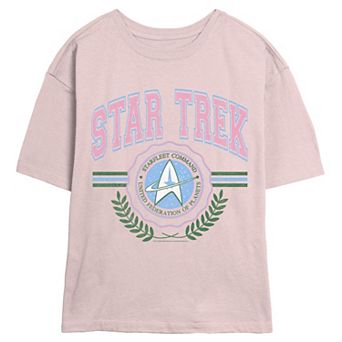 Juniors' Star Trek Collegiate Skimmer Graphic Tee